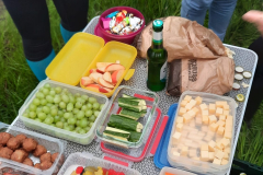 Picknick nach den Ossiloop Etappen